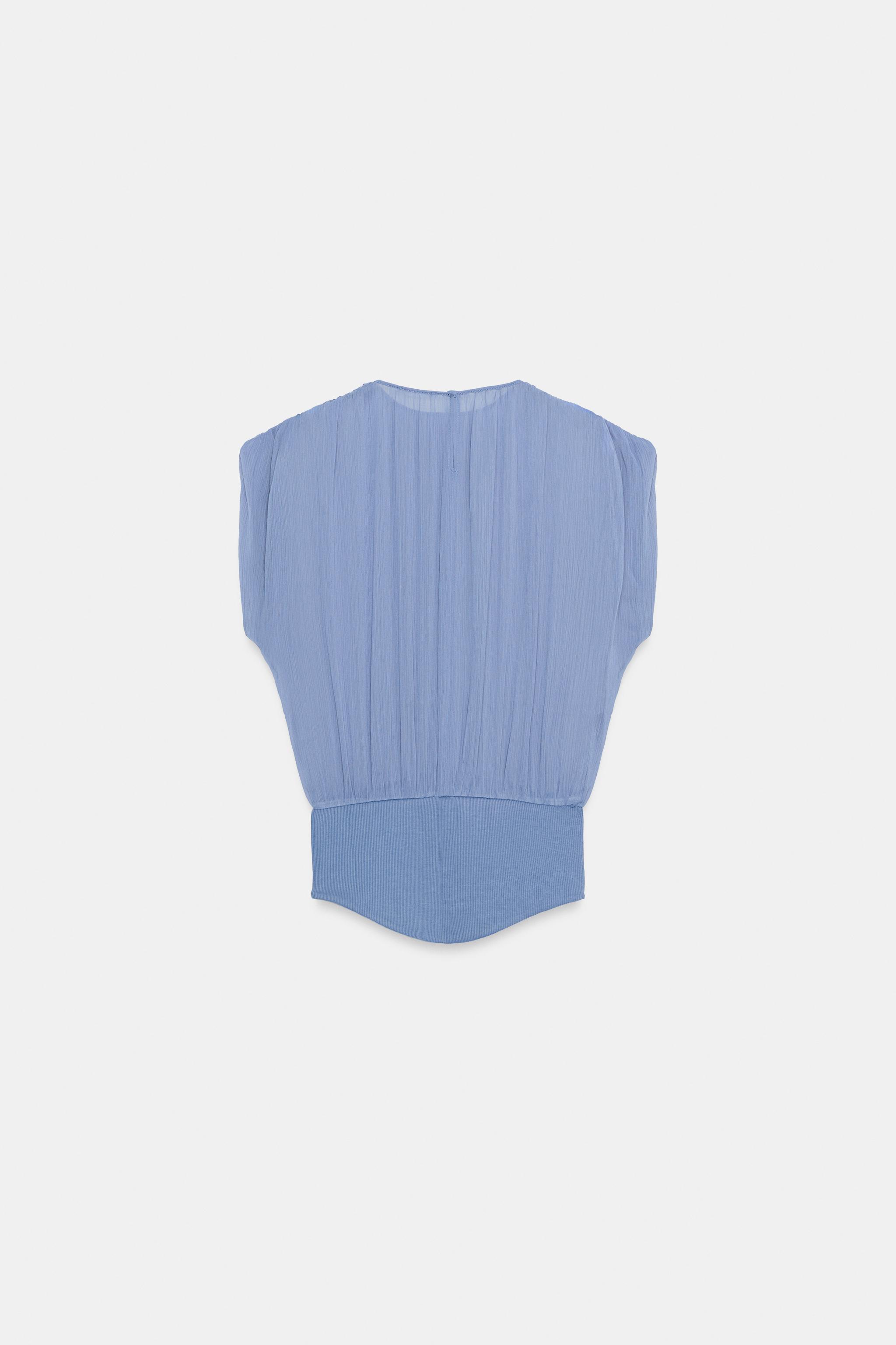TOP BIMATIÈRE EN GEORGETTE